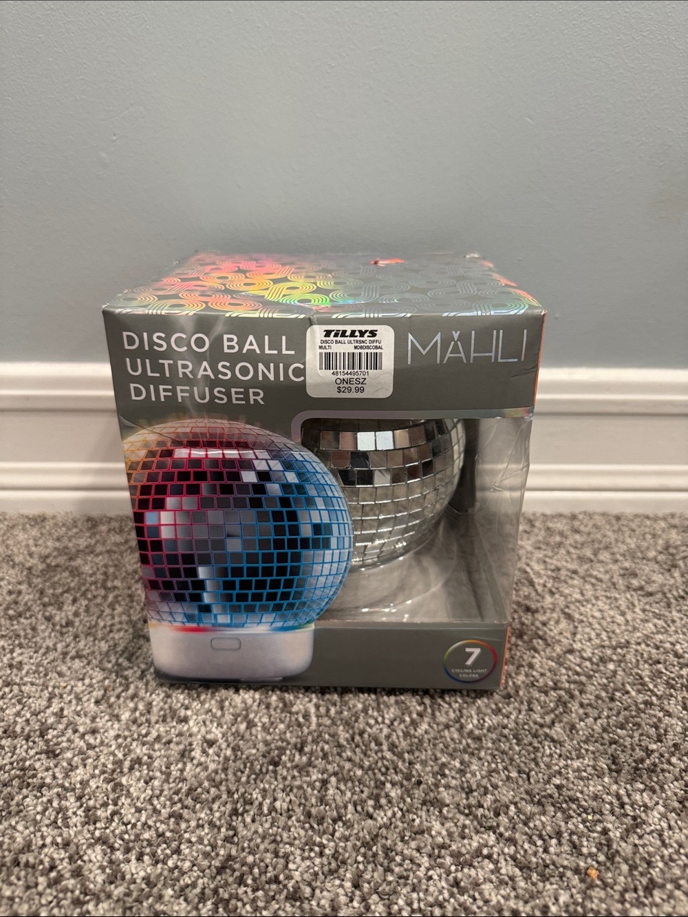 MAHLI Silver Disco Ball Ultrasonic Diffuser